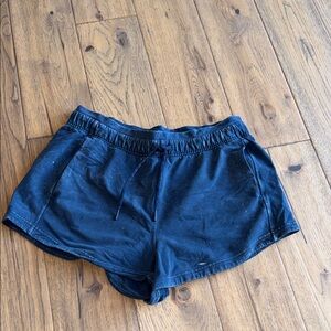 Lululemon Athletica Inner Glow Dark Blue Shorts